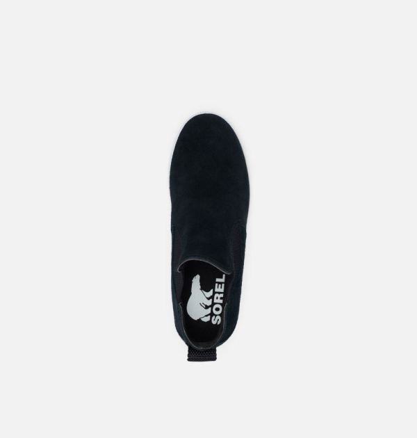 Sorel Shoes Women's Out 'N About Slip-On Wedge-Black White