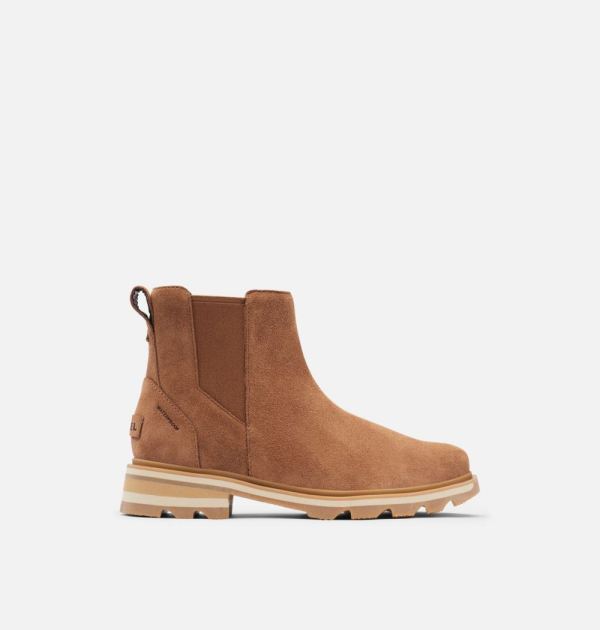 Sorel Shoes Women's Lennox Chelsea Bootie-Velvet Tan Gum 2