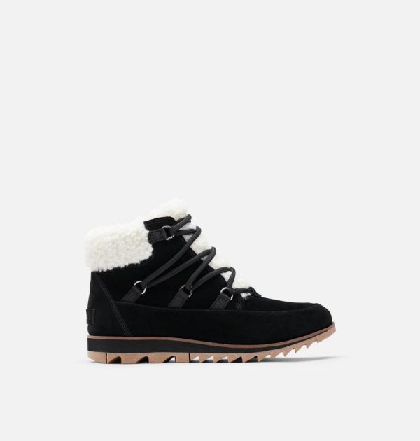 Sorel Shoes Women's Harlow Lace Cozy Bootie-Black Gum 10