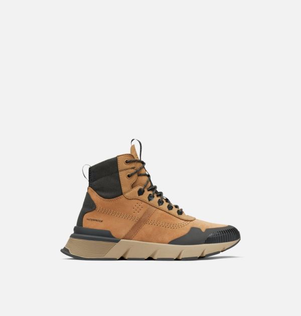 Sorel Shoes Men's Kinetic Rush Mid Sneaker-Tawny Buff Sandy Tan