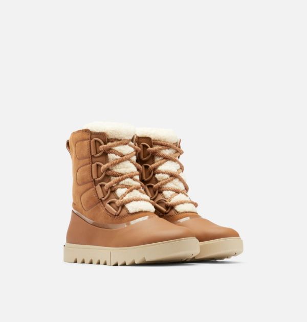 Sorel Shoes Women's Joan Of Arctic NEXT LITE Boot-Velvet Tan Oatmeal