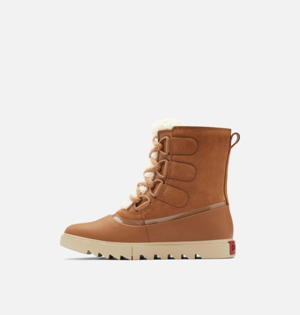 Sorel Shoes Women's Joan Of Arctic NEXT LITE Boot-Velvet Tan Oatmeal