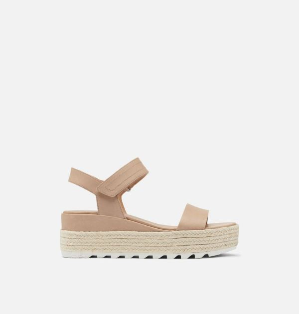 Sorel Shoes Women's Cameron Flatform Wedge Sandal-Honest Beige