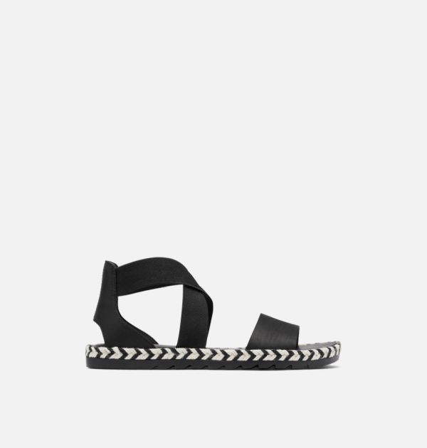 Sorel Shoes Women's Ella II Sandal-Black Tan