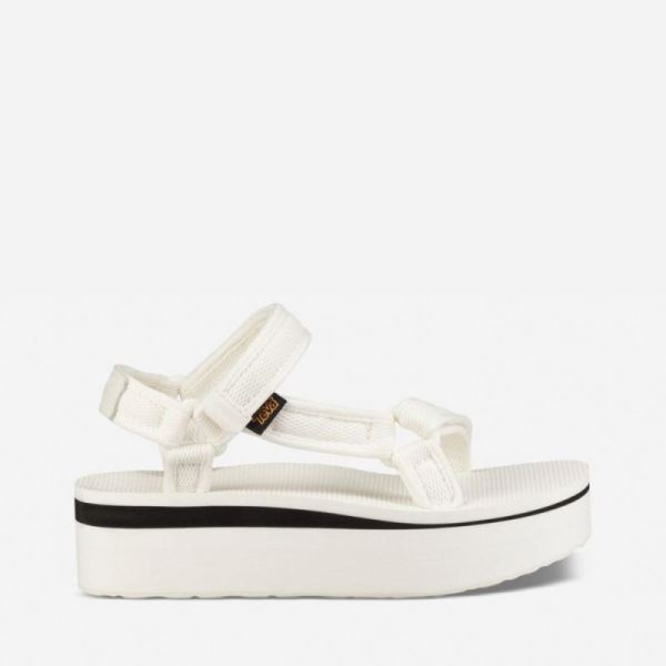 Teva | Women's Flatform Universal Mesh Print - BRIGHT WHITE