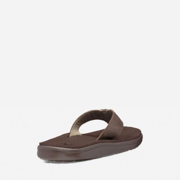 Teva | Men's Voya Flip Leather - CHOCOLATE BROWN