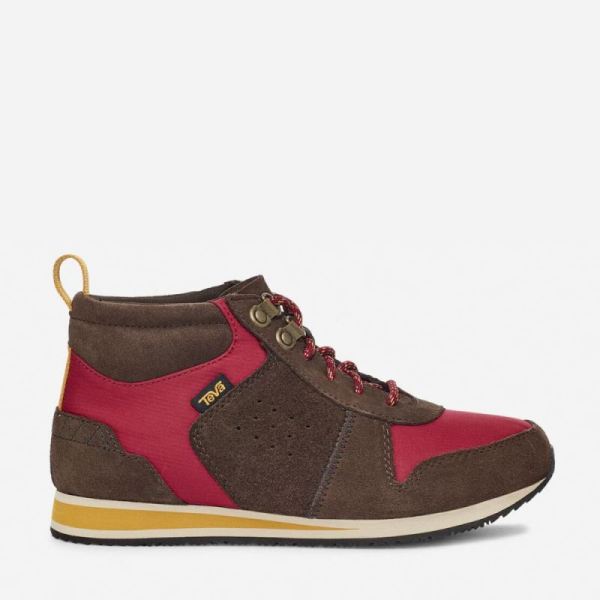 Teva | Women's Highside '84 Mid - BROWN/ PERSIAN RED