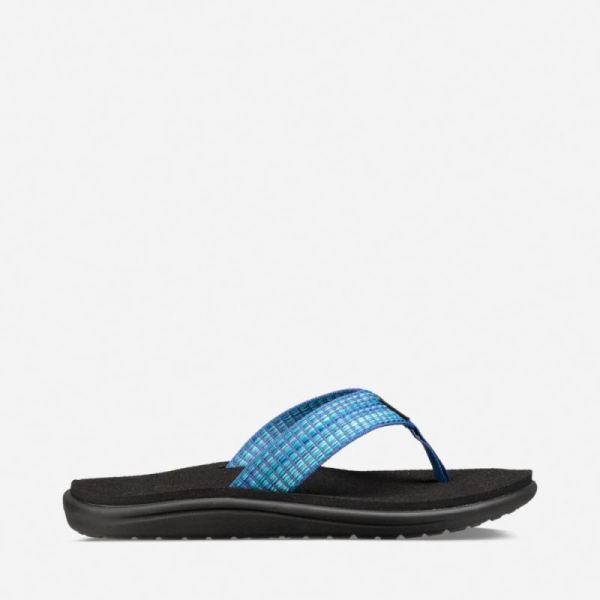 Teva | Women's Voya Flip - BAR STREET MULTI BLUE