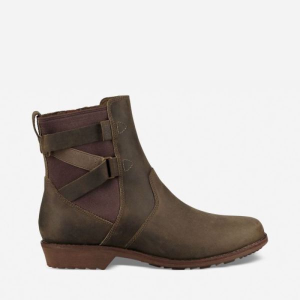 Teva | Women's Ellery Ankle Waterproof - DARK OLIVE