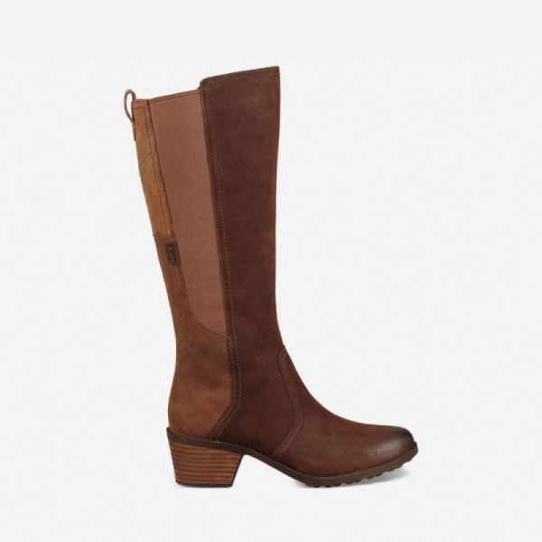 Teva | Women's Anaya Tall Waterproof - CHOCOLATE BROWN