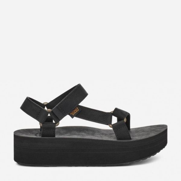 Teva | Women's Flatform Universal Up Leather - BLACK