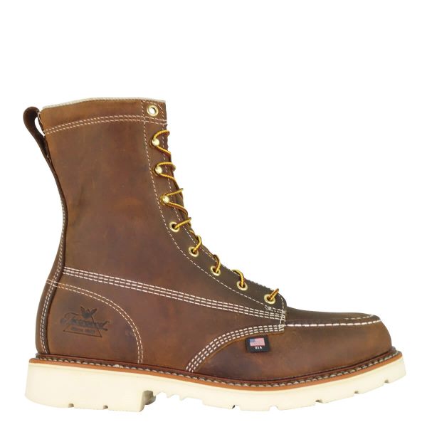 Thorogood American Heritage - 8" Trail Crazyhorse Safety Toe - Moc Toe MAXWear90