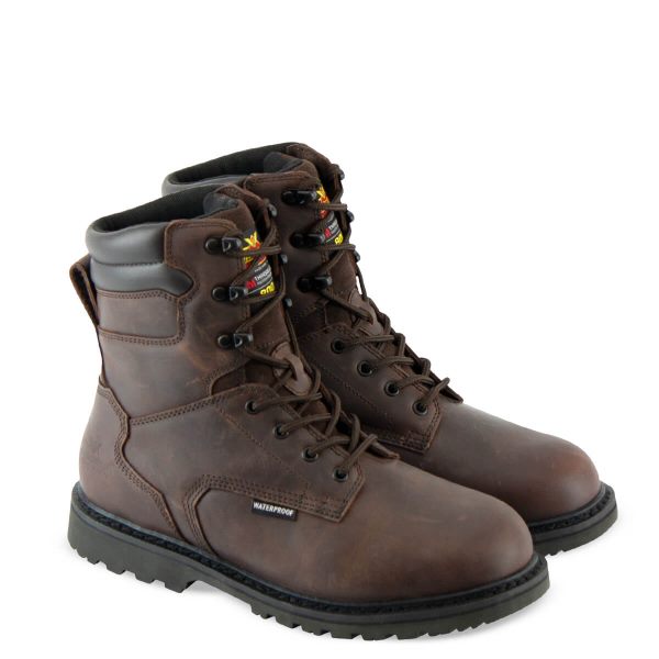 Thorogood V-Series Waterproof/Insulated - 8" Crazyhorse