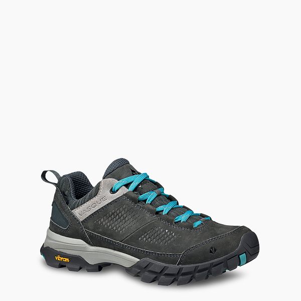 VASQUE BOOTS TALUS AT LOW ULTRADRY WOMEN'S WATERPROOF HIKING SHOE IN GRAY/TEAL