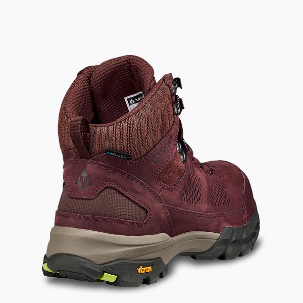 VASQUE BOOTS TALUS AT ULTRADRY WOMEN'S WATERPROOF HIKING BOOT IN PURPLE/GREEN