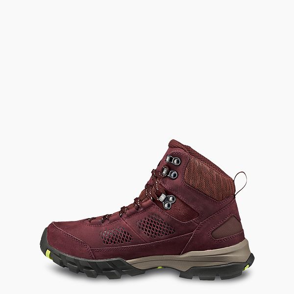 VASQUE BOOTS TALUS AT ULTRADRY WOMEN'S WATERPROOF HIKING BOOT IN PURPLE/GREEN