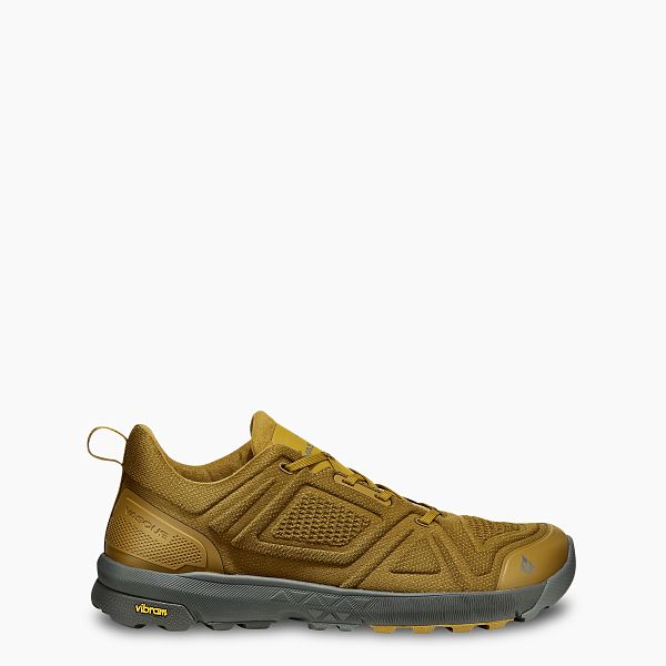 VASQUE BOOTS SATORU TRAIL LT LOW MEN'S LIGHTWEIGHT HIKING SHOE IN GOLD