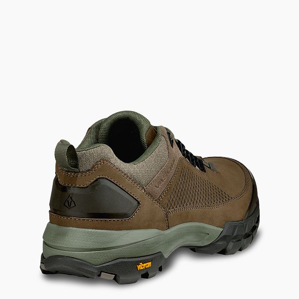 VASQUE BOOTS TALUS XT LOW MEN'S HIKING SHOE IN BROWN/GREEN