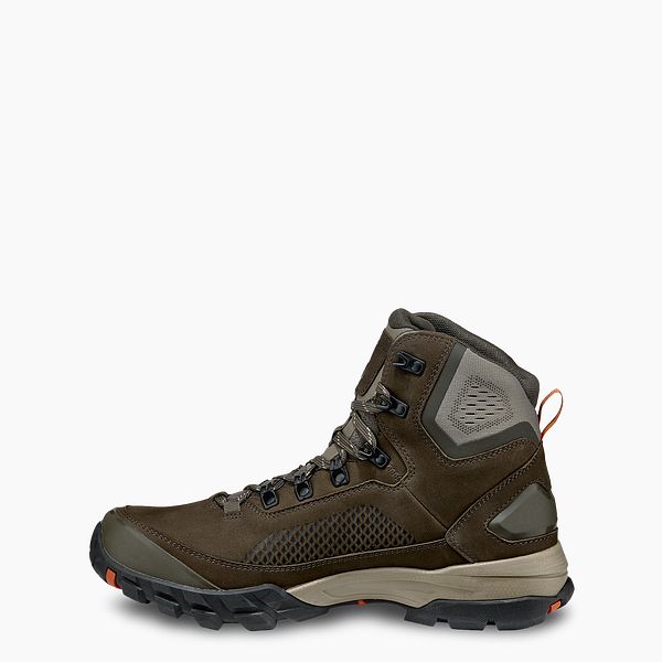 VASQUE BOOTS TALUS XT GTX MEN'S WATERPROOF HIKING BOOT IN BROWN/ORANGE