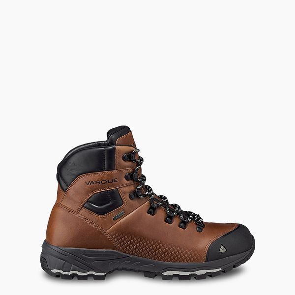 VASQUE BOOTS ST. ELIAS FG GTX MEN'S WATERPROOF HIKING BOOT IN BROWN