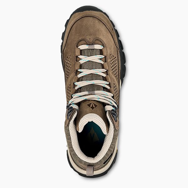 VASQUE BOOTS TALUS AT ULTRADRY WOMEN'S WATERPROOF HIKING BOOT IN BROWN/TEAL 