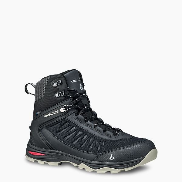 VASQUE BOOTS COLDSPARK ULTRADRY MEN'S INSULATED WATERPROOF HIKING BOOT IN BLACK/GRAY