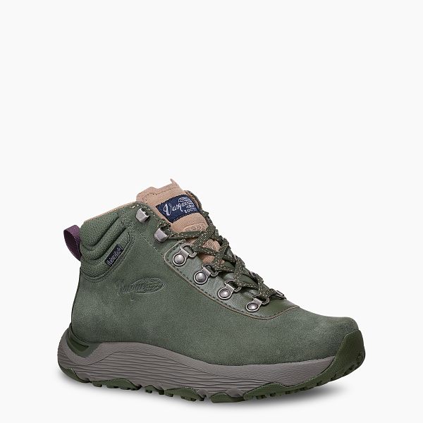 VASQUE BOOTS SUNSETTER NTX WOMEN'S WATERPROOF HIKING BOOT IN GREEN