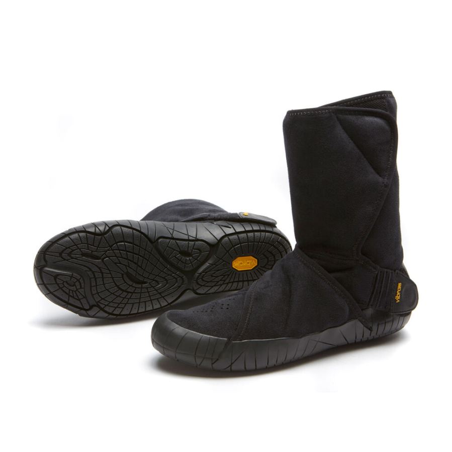 Vibram | Furoshiki Eastern Traveler Classic Shearling Mid Boot Black