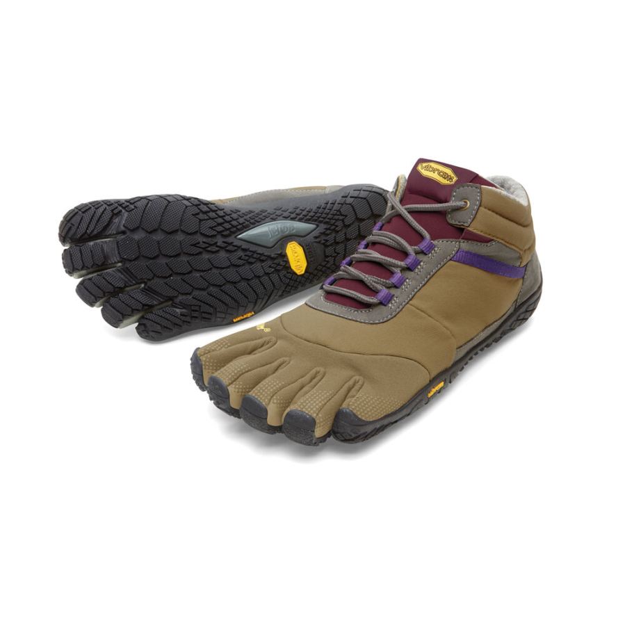 Vibram | Trek Ascent Insulated Khaki / Grape