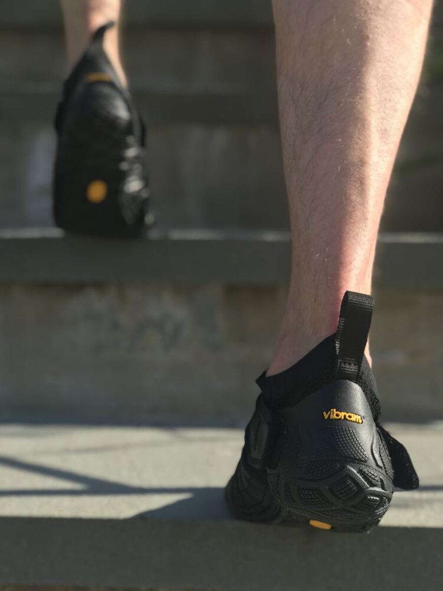 Vibram | Men's Furoshiki Knit High Black