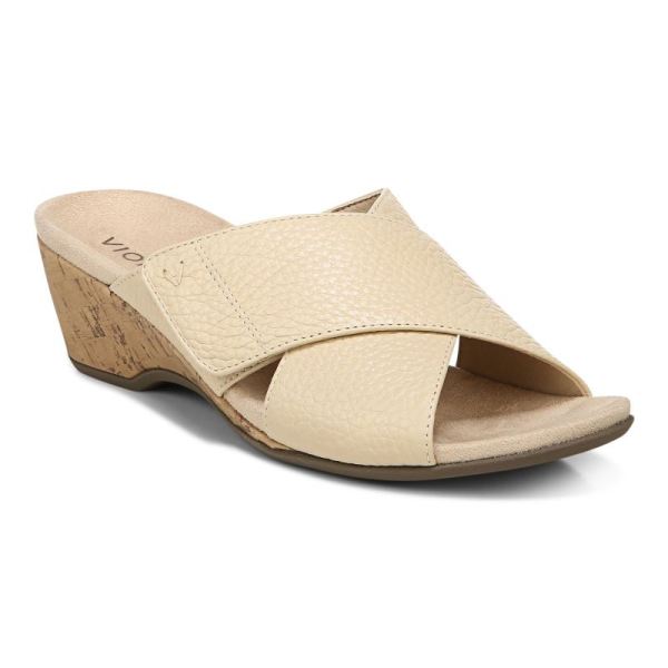 Vionic | Women's Leticia Wedge Sandal - Semolina