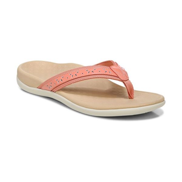 Vionic | Women's Casandra Toe Post Sandal - Terra Cotta