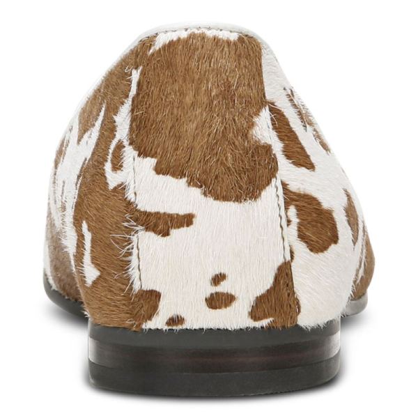 Vionic | Women's Willa Slip on Flat - Brown Cow Print