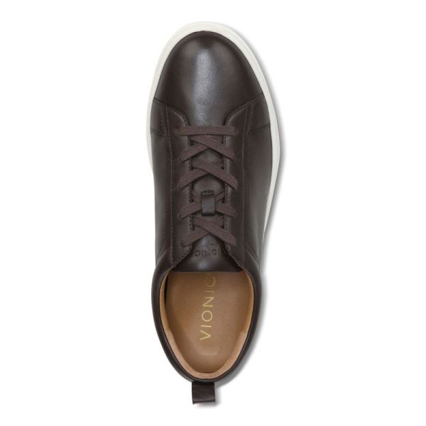 Vionic | Men's Lucas Lace up Sneaker - Chocolate