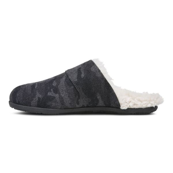 Vionic | Men's Alfons Mule Slipper - Dark Shadow Camo