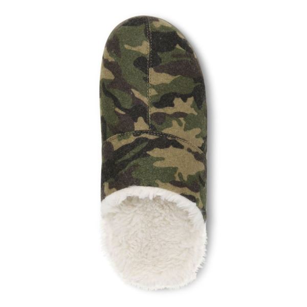 Vionic | Men's Alfons Mule Slipper - Olive Camo