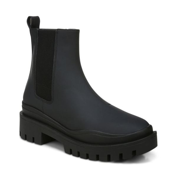 Vionic | Women's Karsen Boot - Black Synthetic Rubber