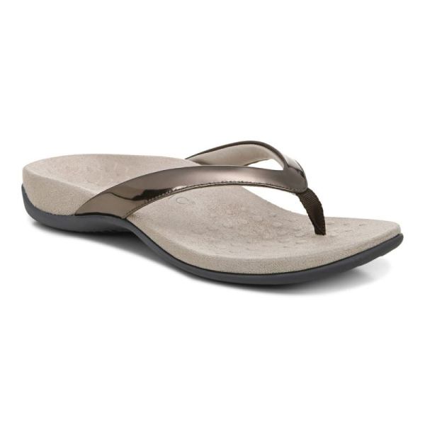 Vionic | Women's Dillon Toe Post Sandal - Pewter