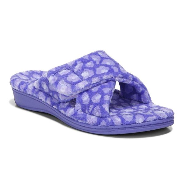 Vionic | Women's Relax Slippers - Amethyst Leopard