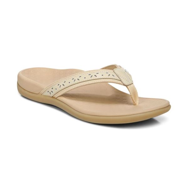 Vionic | Women's Casandra Toe Post Sandal - Semolina