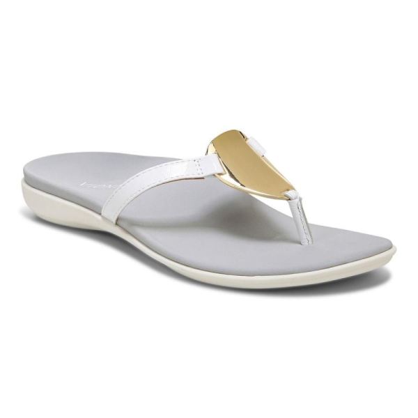 Vionic | Women's Raysa Toe Post Sandal - White