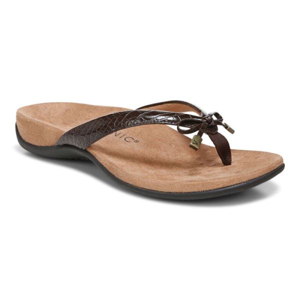 Vionic | Women's Bella Toe Post Sandal - Brown