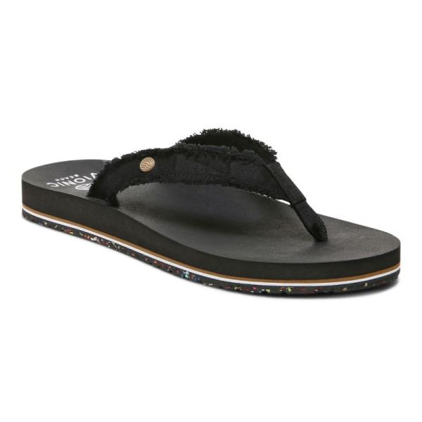 Vionic | Women's Unwind Toe Post Sandal - Black