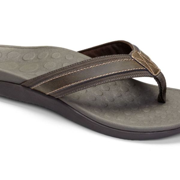 Vionic | Men's Tide Toe Post Sandal - Brown