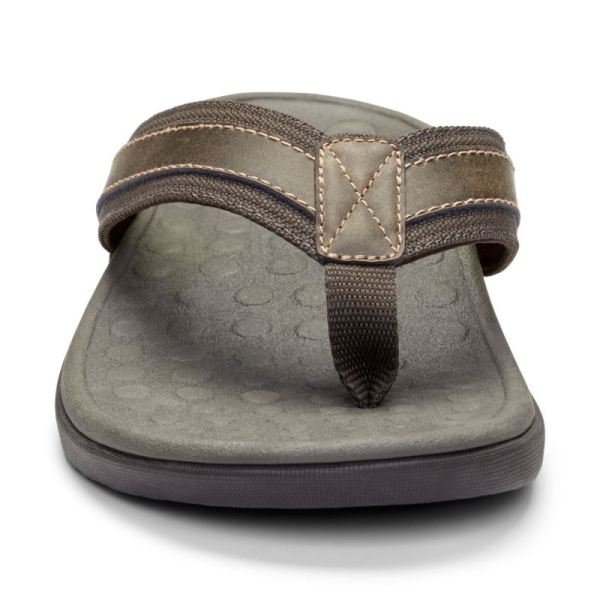 Vionic | Men's Tide Toe Post Sandal - Brown