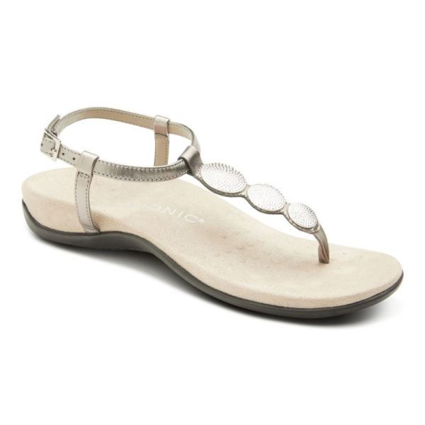 Vionic | Women's Lizbeth Backstrap Sandal - Pewter