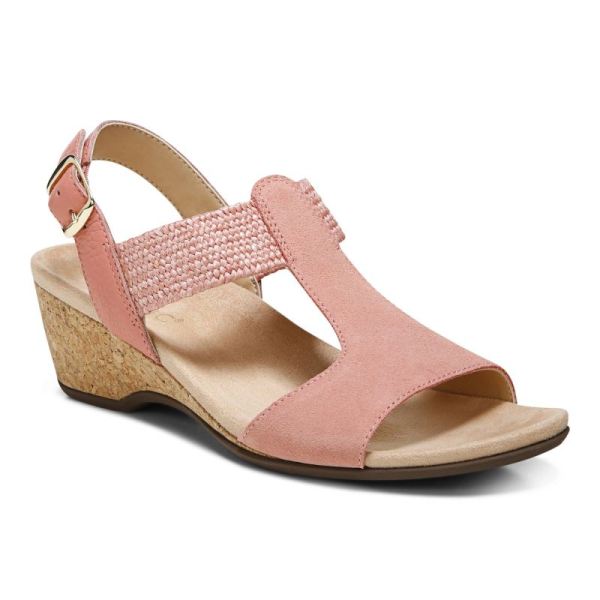 Vionic | Women's Kaytie Wedge Sandal - Terra Cotta