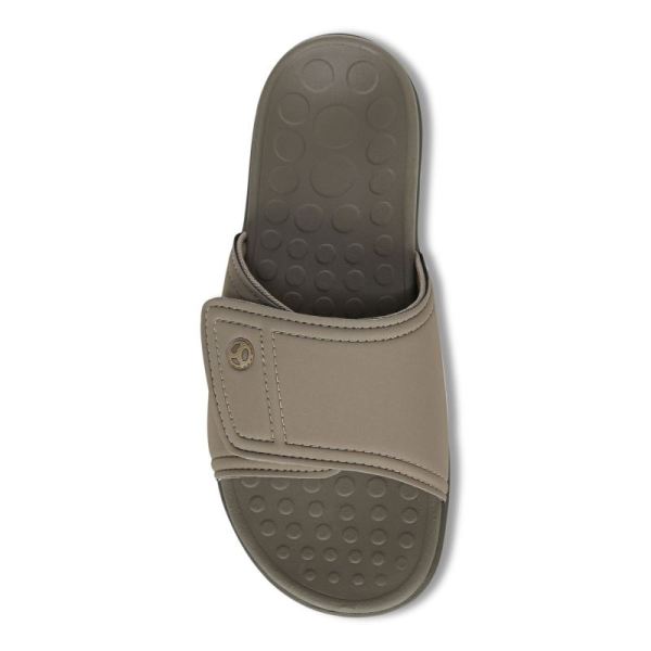 Vionic | Men's Kiwi Slide Sandal - Camel Khaki