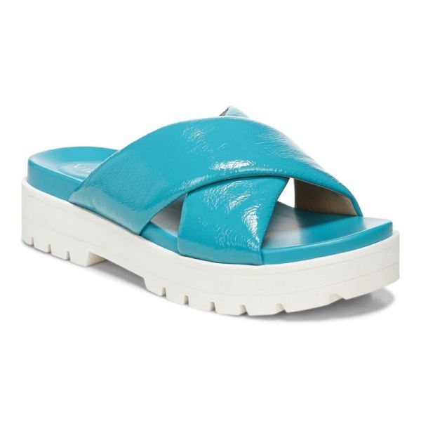 Vionic | Women's Vesta Flatform Lug Sandal - Lake Blue