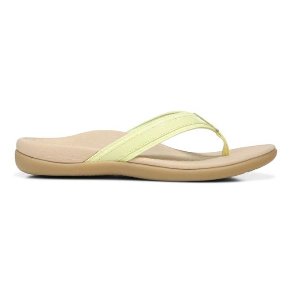 Vionic | Women's Tide II Toe Post Sandal - Pale Lime